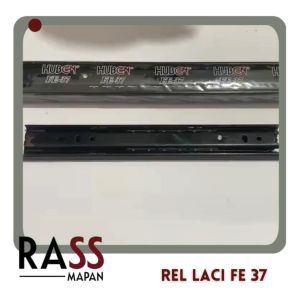 1 BOX Rel Laci Double 2x Tarik Full Extension FE 37mm merk Huben 40CM