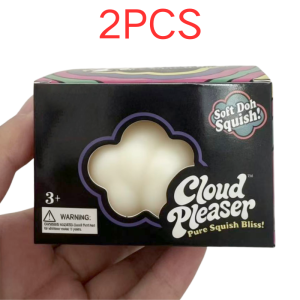 Schylling | Schylling NeeDoh Cloud Pleaser Cube Slow Rising Squishy Blind Box Toy Squeeze Fidget Toy for Anxiety Relief & ADHD Focus