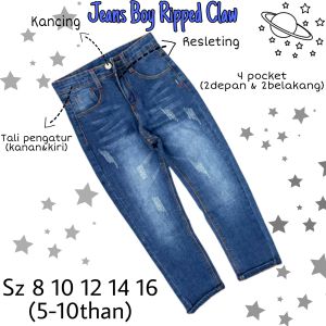 CELANA JEANS ANAK LAKI IMPORT MURAH KOREAN STYLE RIPPED CLAW