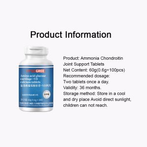 Glucosamine Chondroitin Joint Support Tablets: Promote Bone Development & Improve Joint Abnormalities