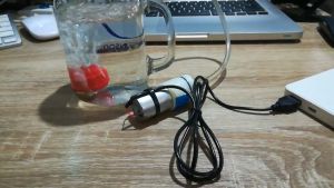 ปั๊มออกซิเจนสําหรับตู้ปลา อุปกรณ์ปั๊มอากาศขนาดเล็ก USB พกพาได้ ไร้เสียงประหยัดพลังงาน ต่อไฟกับ power bank พกพาได้ง่าย