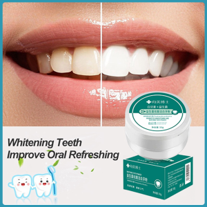【Ready Stock】Teeth Whitening Powder Remove Tooth Stains Yellow Spots Teeth Cleaning Brightens Teeth Non-irritating 50g