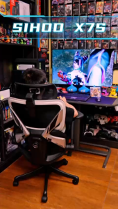 SIHOO X7S Gaming Chair 5D Soft PU Armrest Ergonomic Chair Bamboo Fiber Elastic Full Mesh Kerusi Rehat Malas 西昊人体工学椅子 - 3 Years Warranty