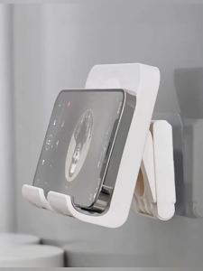 【SG】🔥Wall-Mounted Mobile Phone Holder Non perforated wall phone charging bracket for bathroom and kitchen phone holder
