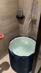 Foldable Bath Tub Portable Bathtub Full Body Thickened Bath Bucket Long Term Temperature Locked Bathtub