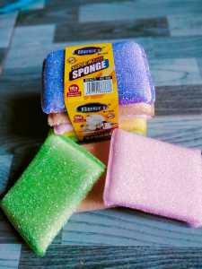 SPONGE PENGGOSOK CUCI PIRING MAGIC HARGA PER PACK || 1PACK ISI 5 PCS