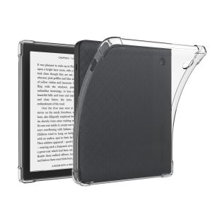 Clear TPU Back Cover Protective Shell Funda Shockproof Case for 7in Kobo Libra Colour / Libra 2 /Clara Colour Model N367 6 inch