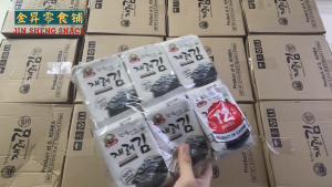 Mr Kim Korea Seaweed 海苔片 (4g x 12pcs) Seasoning Seaweed Original Flavored