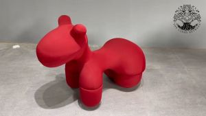 Ghế thư giãn decor Ngựa Pony Chair nhập khẩu ghế lười PONNY Miniature 110cm mút cao su khung sắt