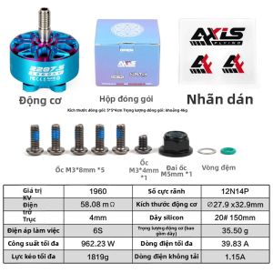 AXISFLYING | Động Cơ FPV BANDO 2207.5 - Chuyên Dụng Cho "Bando" Hiệu Suất Cực Cao