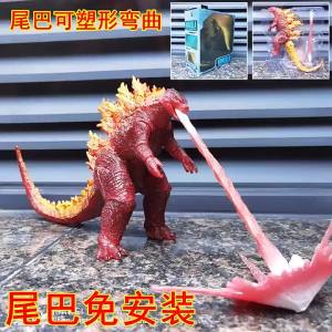 2021 Godzilla Vs King Kong Movie NECA2019 Red Lotus Godzilla Monster Nuclear Energy Jet Movable Hand Office