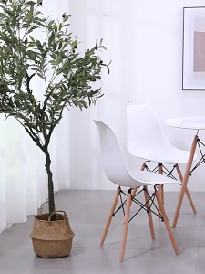 LALA Eames Round Table Modern Simplicity Negotiating Table Thickening White Dining Table Kitchen Meja Bulat Meja Makan 伊姆斯圆桌餐桌