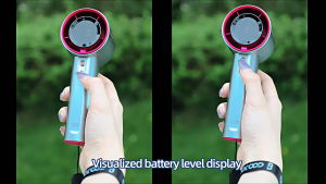 kipas turbo GFS001 100 gear wind hight-speed kipas angin digital display adjustable fan