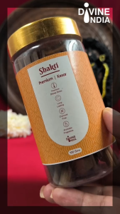 Divine India Premium Kesar Dhoop Sticks | Uthupatti Incense Sticks| Saffron | Jar Pack - 100 | 250g