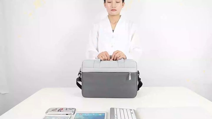 Túi Đựng Laptop Có Ngăn Đệm Chống Sốc 15.6 Inch Túi Xách Nam Tài Liệu A4 Công Sở Cặp Đựng Đi Học Đi Chơi Đi Làm TXTM1
