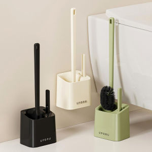 Household Toilet Brush Set Toilet Cleaning Brush No Angle for Comprehensive Cleaning Suitable for Toilets 2-in-1 Set