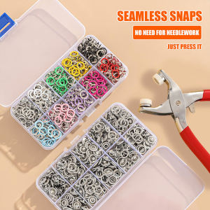 Five-claw buckle installation set button-free sewing buckle hand-pressing pliers snap button tool multi-functional invisible buckle⚡PH deliveryIn stock⚡