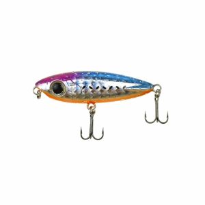 Mini LC Lure Squid Micro Worm Water Surface Floating Pencil Hard Bait Dog Mouth Upturned False Bait for Stream River Lake Ocean Fishing