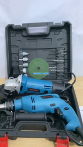 [TERMURAH SATU SET] Mesin Bor Impact Drill 13mm & Mesin Gerinda 4" NO BRAND