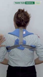 Đai xương đòn GIAHU (Đai số 8) - Giúp neo ép cố định gãy xương trật khớp vùng vai