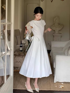CHOUXIE | Youthful Fashionable White Dress