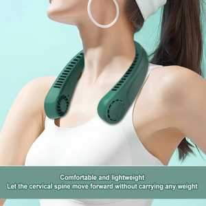 Kipas Leher Neck Fan Gantung Leher / Kipas Angin Leher Mini Portable Gantung Leher