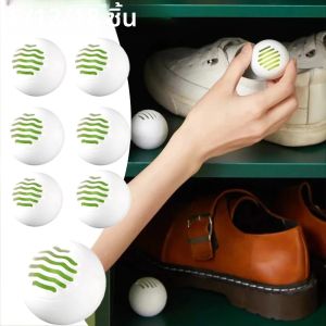 6/12/18pcs Deodorizer Freshener Balls รองเท้าผ้าใบน้ําหอมสําหรับห้องน้ํารองเท้าผ้าใบยิมกระเป๋าตู้เก็บของรถยาวนานกลิ่นดับกลิ่นเครื่องมือ