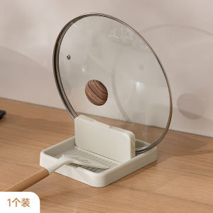Foldable Kitchen Pot Lid Holder Stand Countertop Seated Spoon Storage Rack Wok Holder Utensil Storage Organizer Plastic