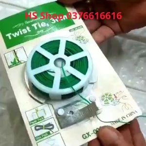 Dây kẽm buộc đồ neo cột cây cảnh Twist Tie 30m dây nhựa mềm dẻo không gỉ sét - HS Shop Đà Nẵng Phụ Kiện Làm Vườn Tiện Lợi Dây Vườn Chắc Chắn Và Bền - Lazada