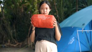 Sleepmock Pillow Bogaboo 3  In 1 Size 270 cm x 150 cm - Sleeping Bag Hammock - Ayunan Camping - Sleeping Bag Bantal - Tempat Tidur Gantung