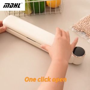Food Vacuum Sealer with 3 sealable plastic  Food Sealer Portable Vacuum Packing Machine