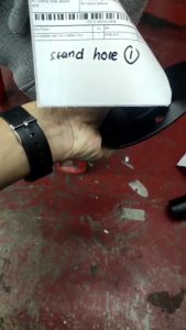 Stand Speaker Hole Hitam Kualitas Import | DM