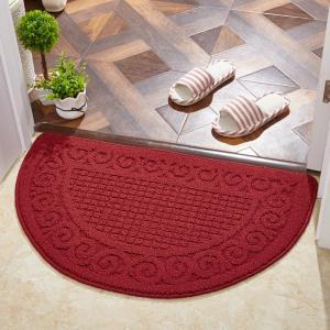 Anti-slip Bathroom Entry Mat Half-circle