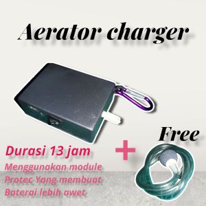 Aearator Cas Charger Mancing Mini Gratis Selang + Batu
