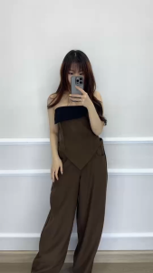 SV 6802 - Luive Set | Silvervogue | Set Atasan dan Celana Panjang Katun Pakaian Kasual Wanita