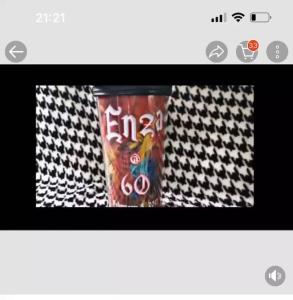 SH Plastic double kettle cups can hold photos acrylic lid cups 16OZ/500ML