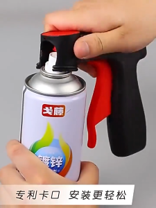 Spray Can Handle Gun Trigger Grip Aerosol Paint Holder Universal Portable Comfort Pistol Plastic Adapter DIY Car
