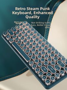 B．O．W | Steampunk Bluetooth Multi-Mode Hot Swap Mechanical Keyboard