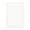Thickened Plain Paper for Calligraphy Practice Horizontal Line Grid Paper Business Stationery Exercise Paper Letter Paper. 