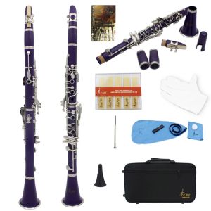 IRIN | SLADE Bb Clarinet 17 Keys Bakelite Woodwind Instruments High End Tenor Clarinet Blackwind With Parts Box Reed Speciality Perform
