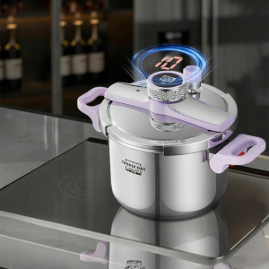 COOKER KING | Stainless Steel Home Use Dual Heat Source Timing Pressure Cooker