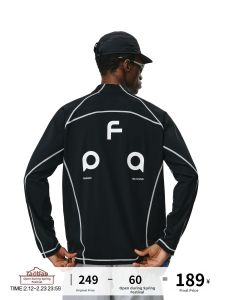 FPA | Color-blocked Quick-dry Autumn Cycling T-shirt Half Zipper Half-high Collar