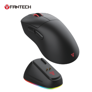 Fantech | FANTECH WG14P Lightweight Wireless Gaming Mouse PAW3950 Sensor 8KHz Polling Mice With RGB Charging Dock For FPS Gamers