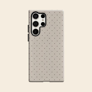BILIBILI | beige brown polka dot Luxury Fashion Full Lens Protective Case for Samsung Galaxy S26 S25 S24 A56 A36 Plus Ultra