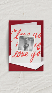 [CUSTOMIZED PICTURE] Love Greeting Card A6 Custom Photo Card Romantic Gift Personalized Customizable Picture Sweet Cute Love Greeting Card