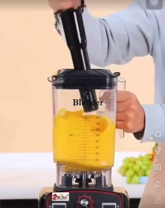 เครื่องปั่นน้ำผลไม้เชิงพาณิชย์ เครื่องปั่นน้ำผลไม้บดน้ำแข็ง เครื่องปั่นผสมขนาดโถ 2L พร้อมรับประกัน1ปีเต็ม