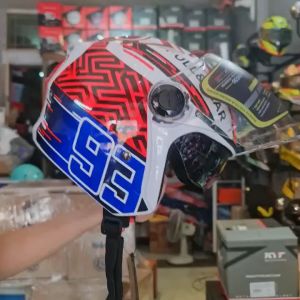 Mũ bảo hiểm 3/4 M668 tem 936 Marquez - Nón bảo hiểm 2 kính chính hãng
