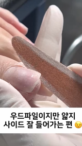 Dũa Móng Chuyên Nghiệp Summer Peach - Buffer 2 Mặt & Dũa Gỗ Hình Dao Cao Cấp Từ Hàn Quốc