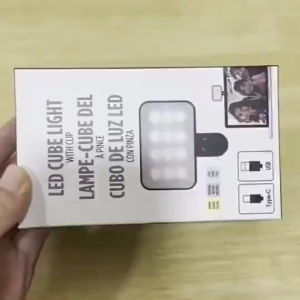Portable Mini Selfie Fill Light 3 Modes Adjustable Brightness Clip on Fill Light for Phone Computer