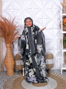 Mukena Traveling Anak Usia 6 Sampai 12 Tahun Motif Bunga Cantik
